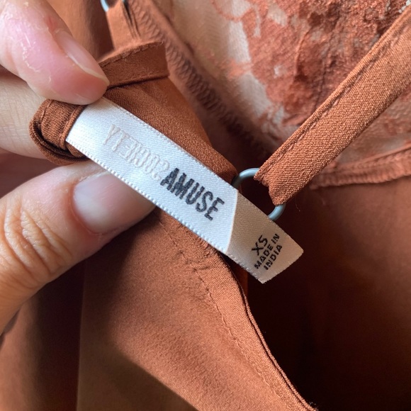 Rust Slip Dress - Picture 4 of 5